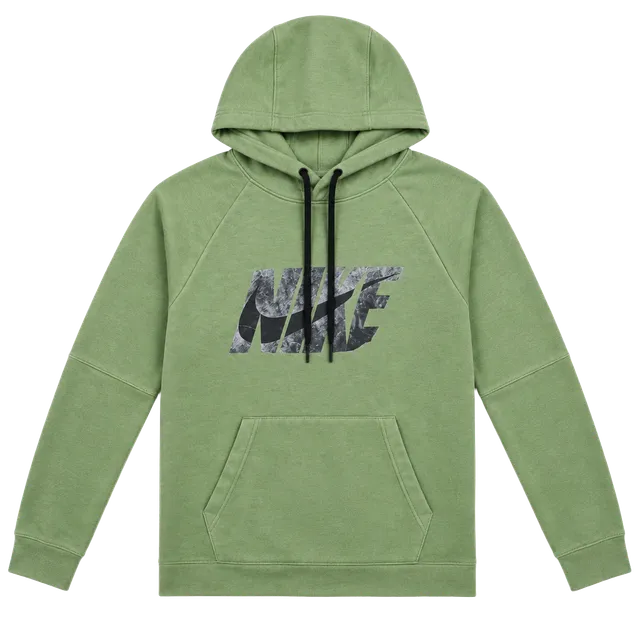 Nike Therma-Fit Hoodie Size L Green Graphic Pullover Sweatshirt