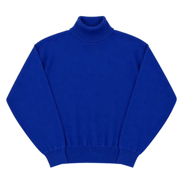 Vintage Cobalt Blue Sweater by “Autograph American Clothing”, Size L