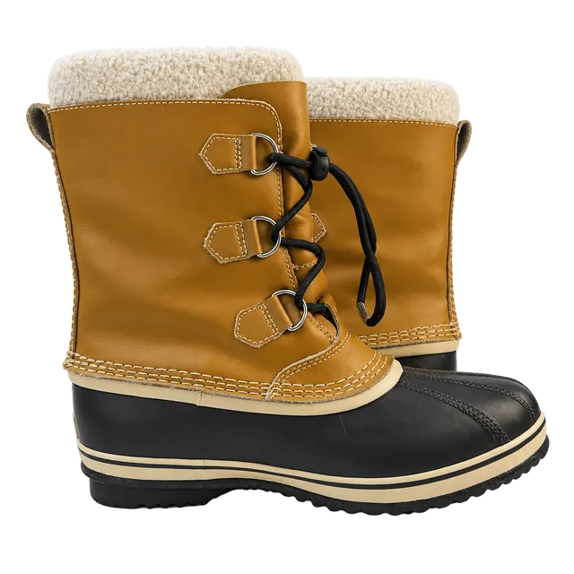 Sorel Winter Boots Tan Black Waterproof Snow Boot