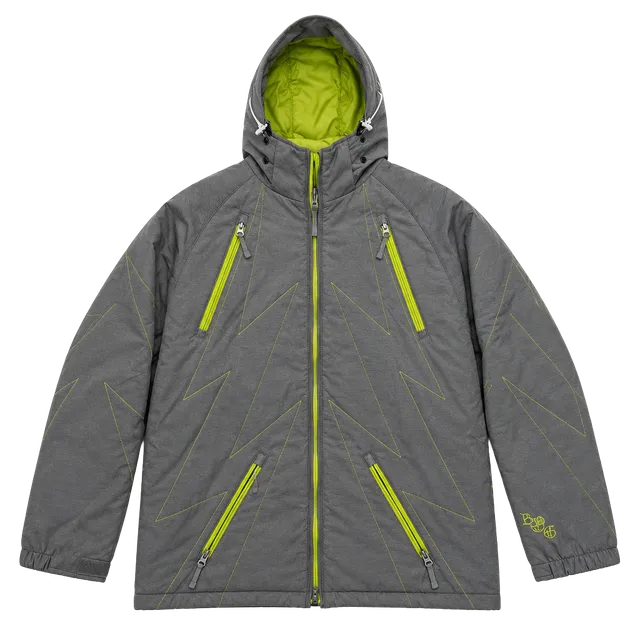Body Glove Snow Technologies Jacket Size M Gray Green