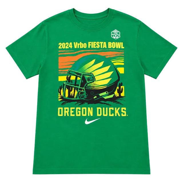 Nike Oregon Ducks 2024 Vrbo Fiesta Bowl T-Shirt Size L Green