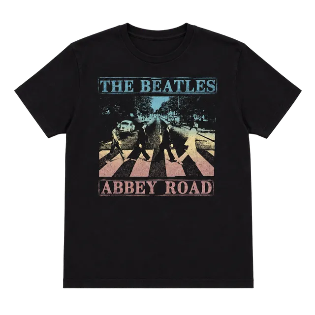 The Beatles Abbey Road T-Shirt XL Black Graphic Tee