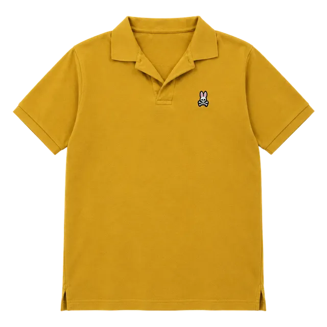 Psycho Bunny Y2K/2000s inspired Polo Shirt Yellow Short Sleeve Pima Cotton Logo
Size Men’s 8 (XXL) 
Dm for measurements 
Send offers 
#PSYCHOBUNNY #POLO