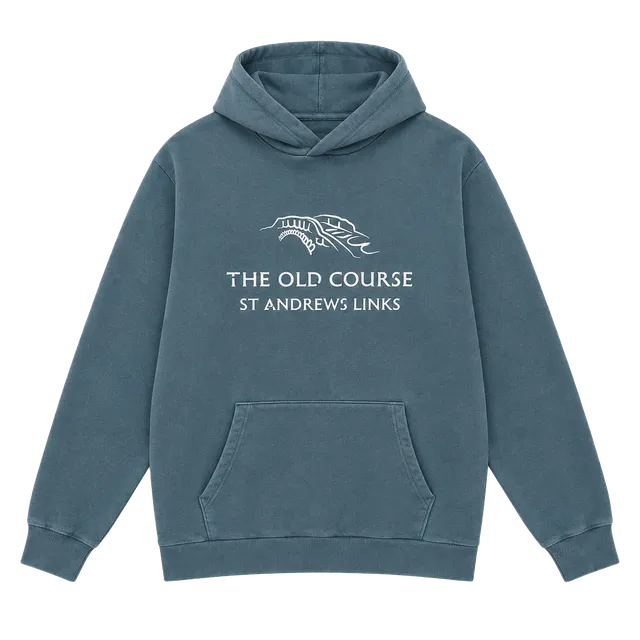 American Needle The Old Course St Andrews Links Hoodie Size 2XL Blue