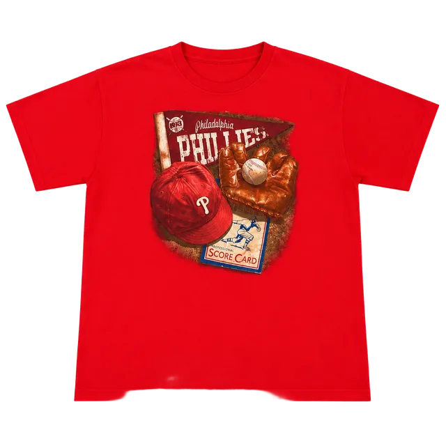 Philadelphia Phillies Graphic T-Shirt Red