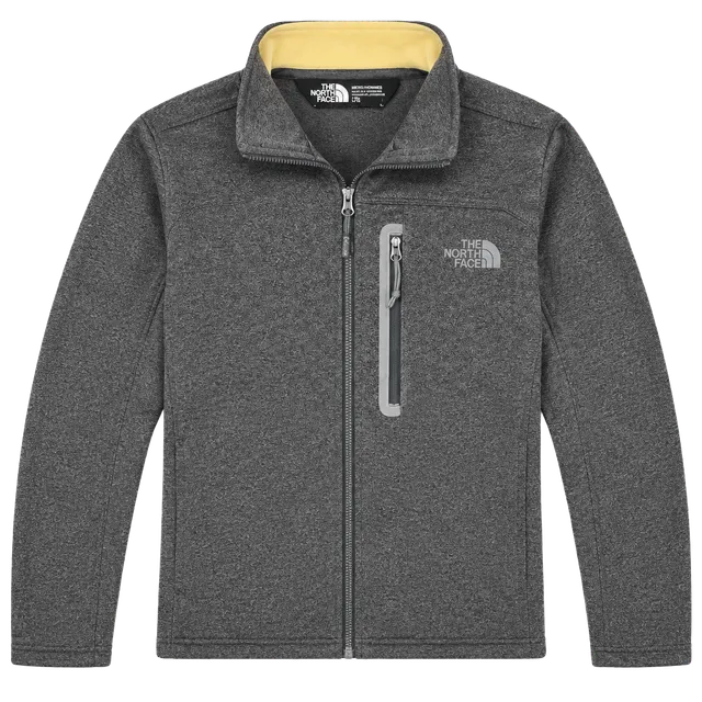 The North Face 1/4 Zip Pullover Fleece Jacket Size L Heather Dark Gray