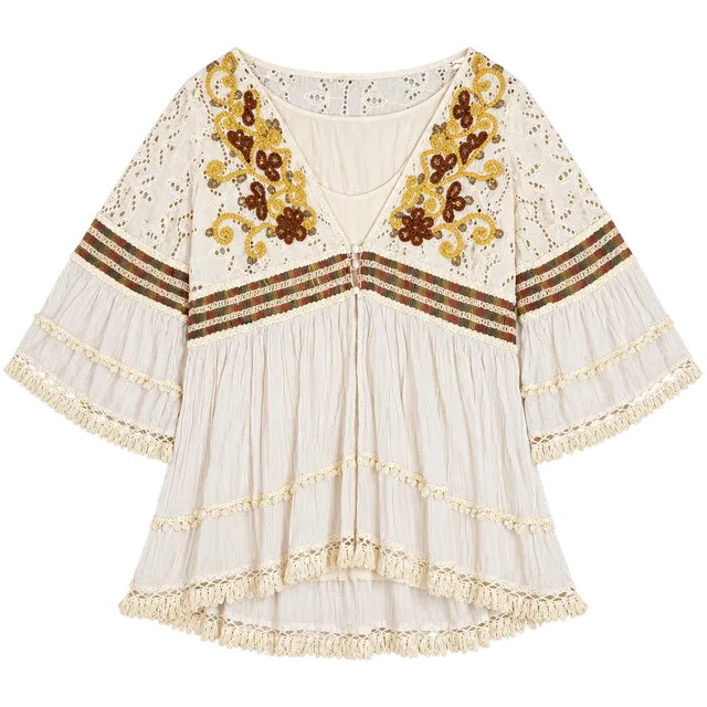 Soft Surroundings Embroidered Tunic Size XLarge