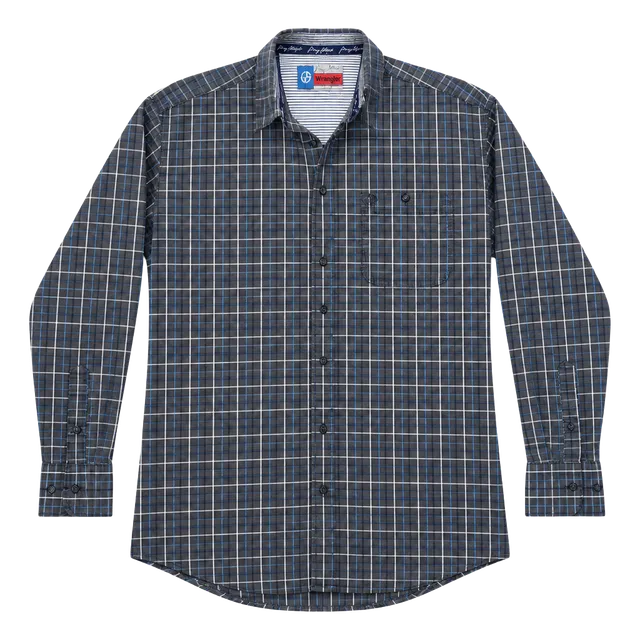 Wrangler George Strait Long Sleeve Button Down Shirt Size L
