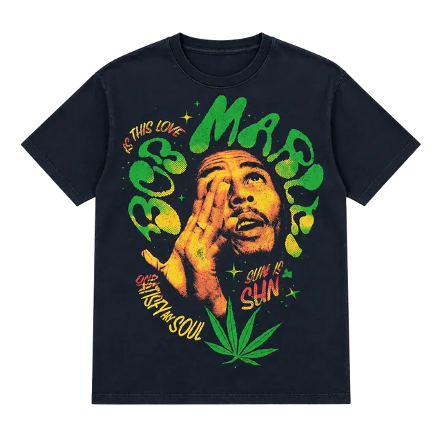 Daydreamer Bob Marley This Is Love Weekend Tee Black