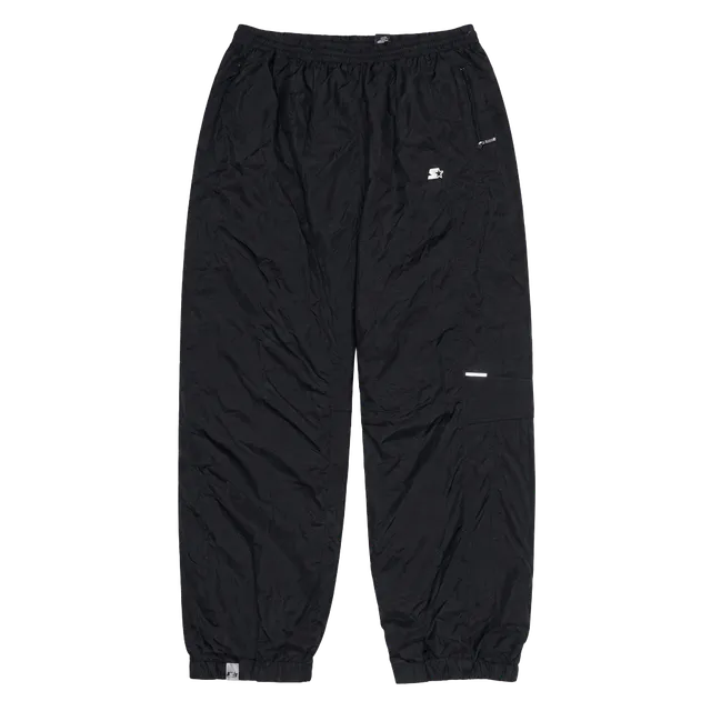 Starter Nylon Track Pants Size L Black Windbreaker Joggers