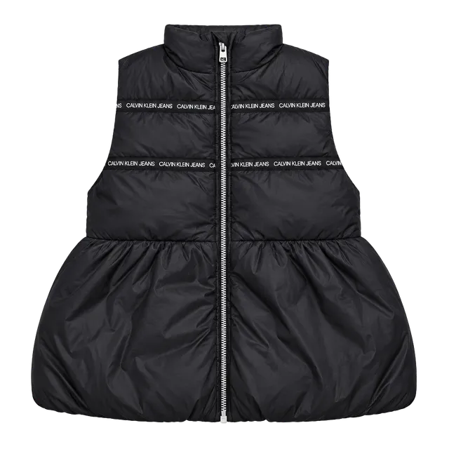 Kids Calvin Klein Jeans Puffer Vest Black Size 4T