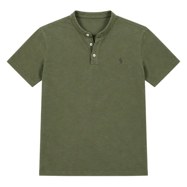 Polo Ralph Lauren Green Featherweight Mesh Short Sleeve Henley Shirt Size Large 
