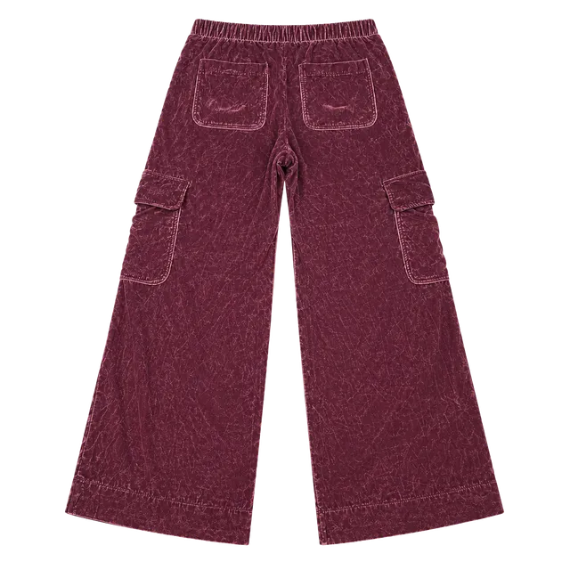 Universal Thread Velvet Cargo Pants M Plum Indie Sleaze Soft Grunge Y2K Retro