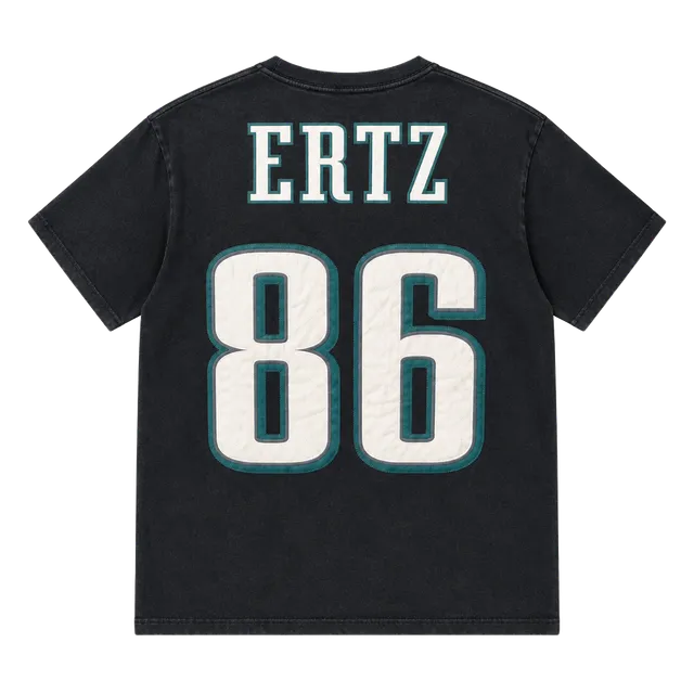 Nike Zach Ertz Philadelphia Eagles 86 T-Shirt Size L Black