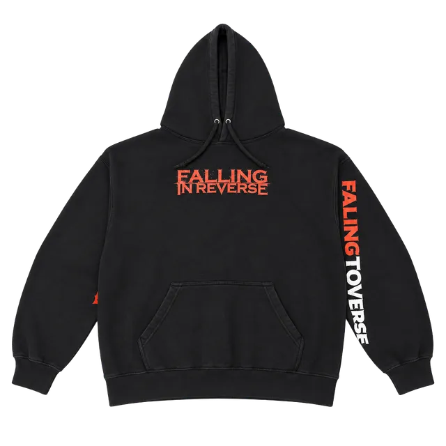 Falling in Reverse Hoodie Size 3XL Black Monster Tour Band Merch