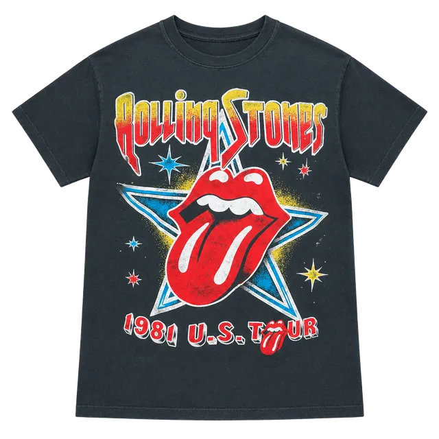 Letluv Rolling Stones 1981 U.S. Tour T-Shirt Size S