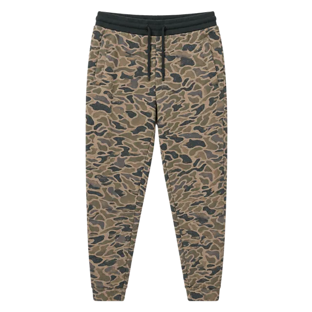 Burlebo Fleece Jogger Pants Size S Gauge Camo