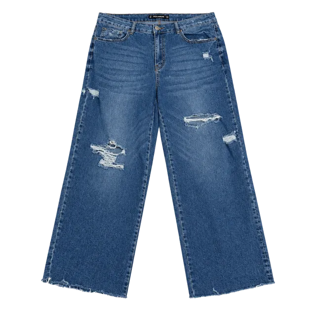 Dollhouse Distressed Straight Leg Jeans Size 18W