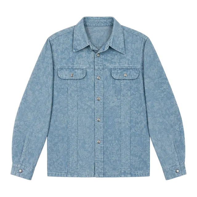 1970s Montgomery Ward Vintage Denim Shirt Jacket