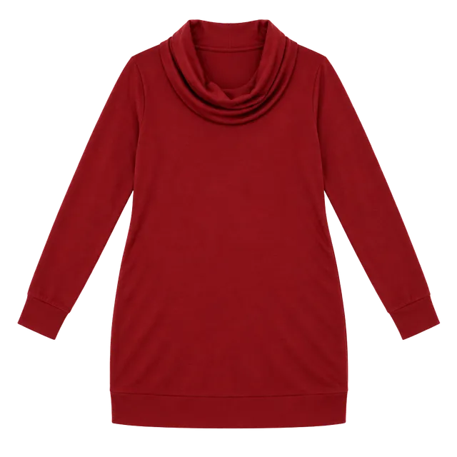 Isabel by Ingrid + Isabel Maternity Sweater Size M Red Cowl Neck