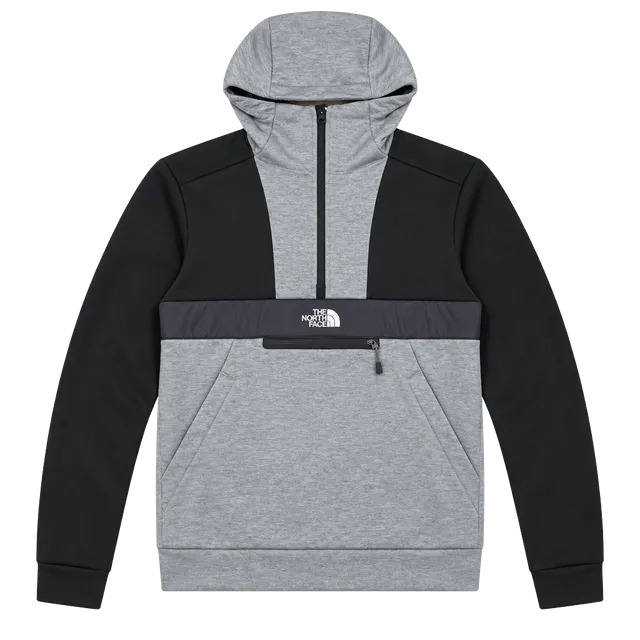 The North Face Hoodie Size M Gray Black Quarter Zip Pullover