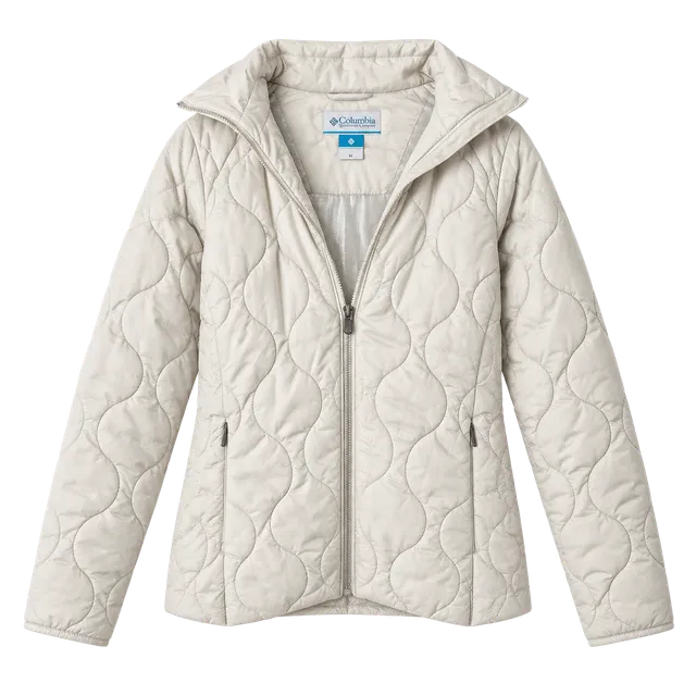 Columbia Omni-Heat Women’s White Puffer Quilted Winter Coat XS