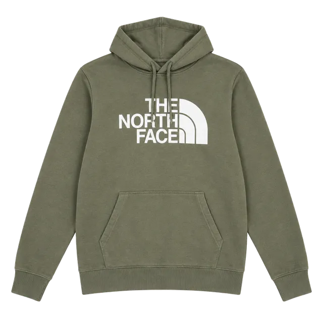 The North Face Logo Hoodie Olive Green
