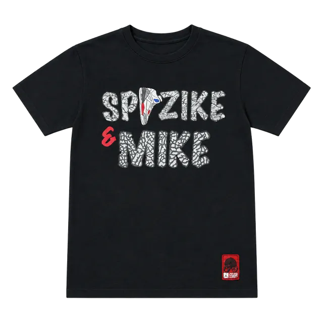 Y2K Spizike & Mike Air Jordan T-Shirt Size M Spike Lee Collab 2006