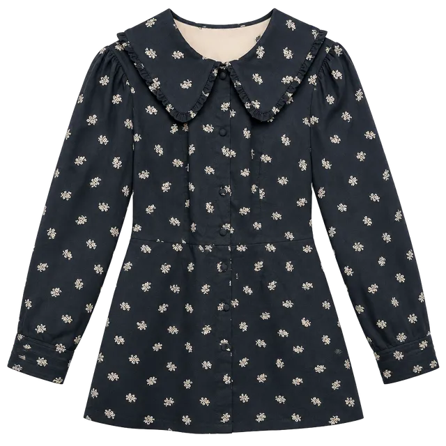 Hill House Home The Hazel Mini-Peter Pan Collar  Cottagecore Coquette Dress
