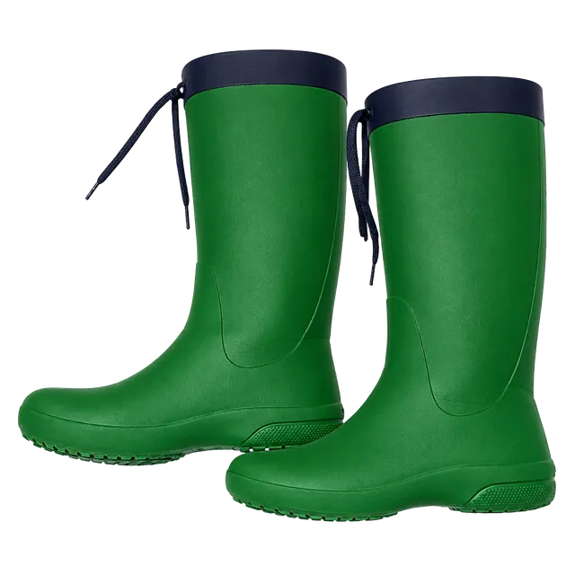 Crocs Rain Boots Size W10 Green Blue Wellington