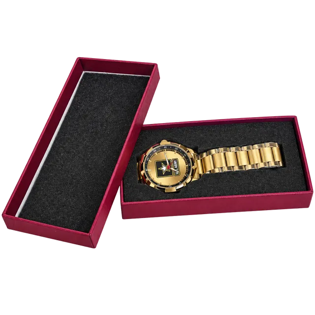 Aquaforce US Army Watch Two Tone Gold Silver Quartz