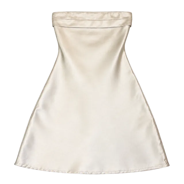 Altar'd State Satin Mini Dress Size XS Champagne