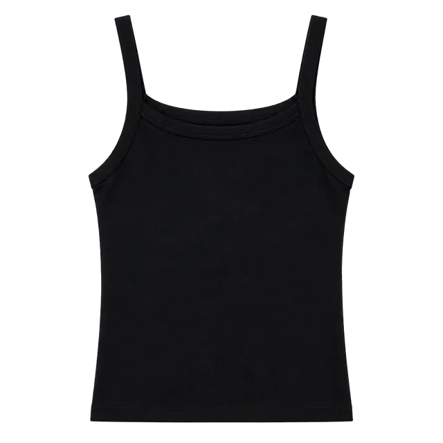 Jones New York Black Fitted Asymmetrical Tank Top