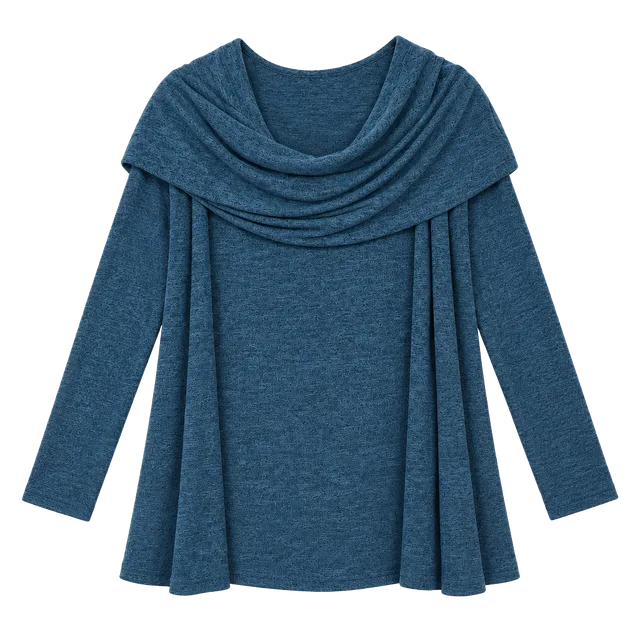 Lisa Rinna Collection Cowl Neck Tunic 1X