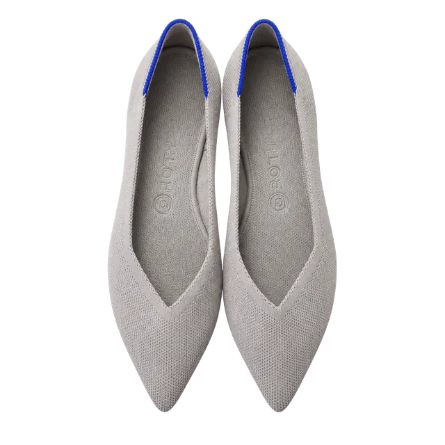 Rothy's The Point Flat Size 9 Beige