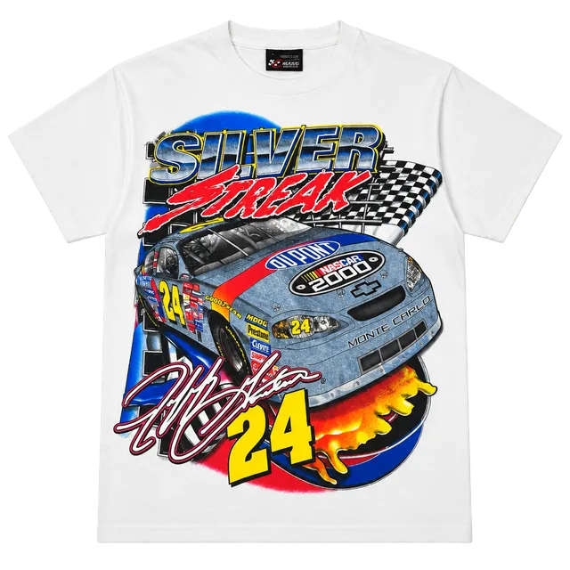 Vintage Chase Authentics Jeff Gordon NASCAR 2000 Silver Streak T-Shirt Size L