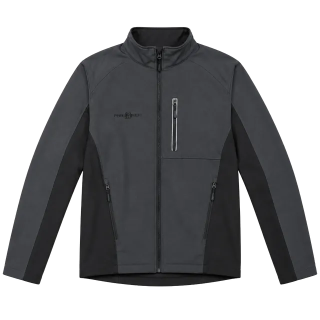 Free Tech Softshell Jacket Size 2XL Black Gray