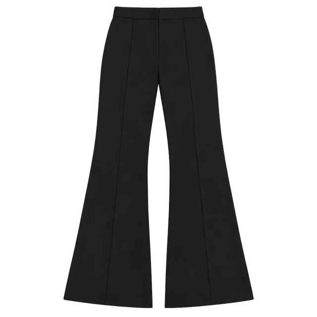 Topshop Bell Bottom Pants US 4 Black Flare Trousers NWT
