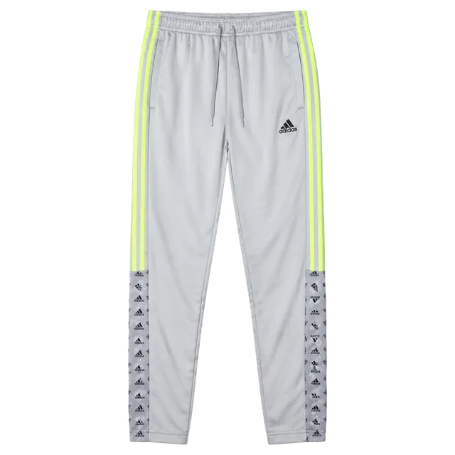 Adidas Track Pants Size L Silver Lime Burst