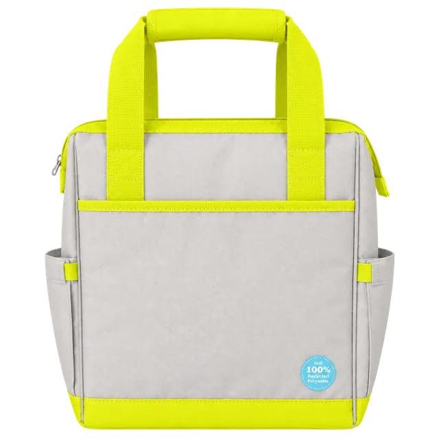 Sun Squad 24-Can Convertible Backpack Cooler Beige Yellow