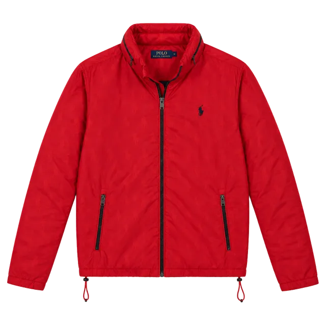 Polo Ralph Lauren Jacket Size XXL Red Full Zip Windbreaker