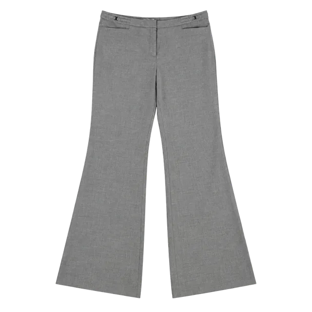 New York & Company Pants Size 16 Tall Gray Stretch Flare Dress