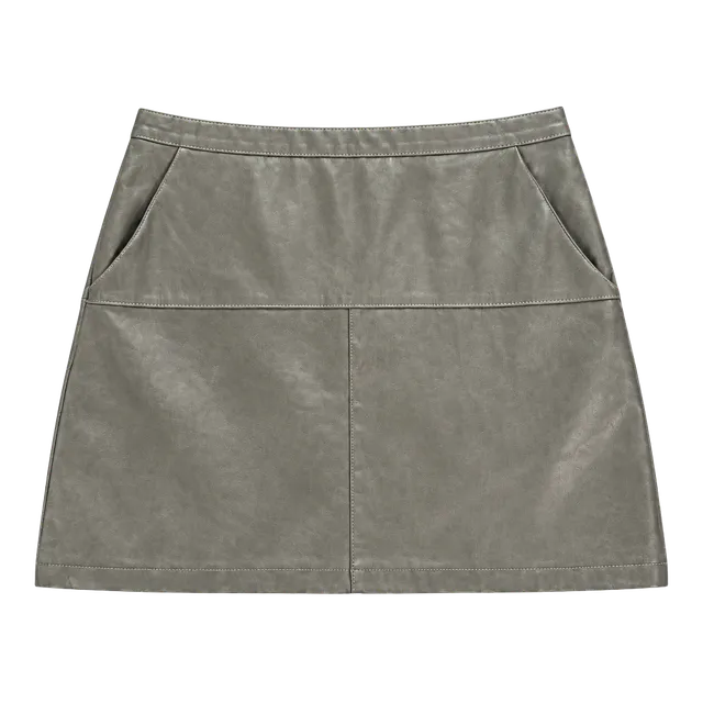 Shinestar Faux Leather Mini Skirt Womens Size M Black NWOT