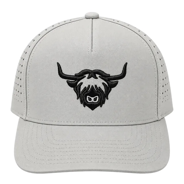 Waggle Golf Men's Snapback Hat with Longhorn Bull Logo new adjustable 