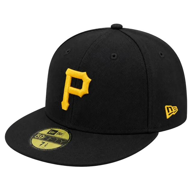 New Era Pittsburgh Pirates 59FIFTY Fitted Hat Size 7 1/4 Black