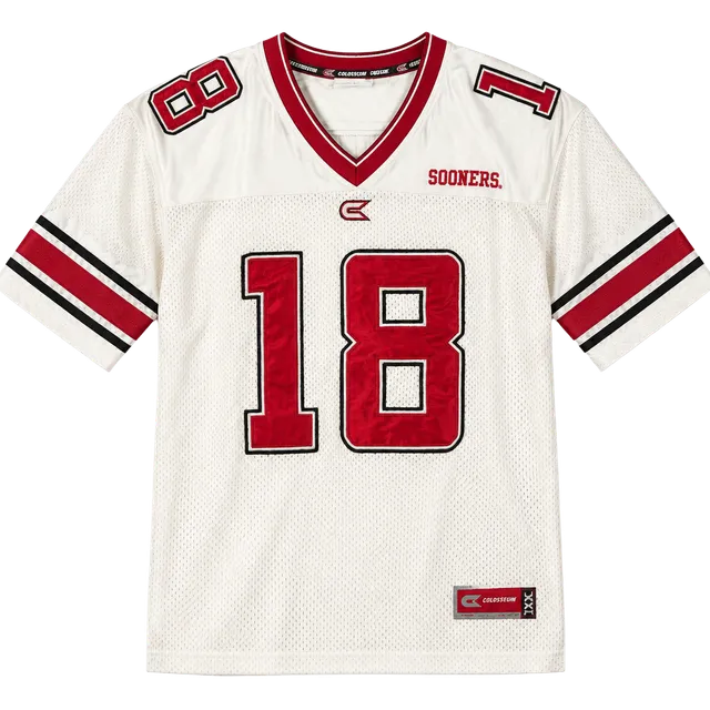 Colosseum Oklahoma Sooners Football Jersey Size XXL White #18