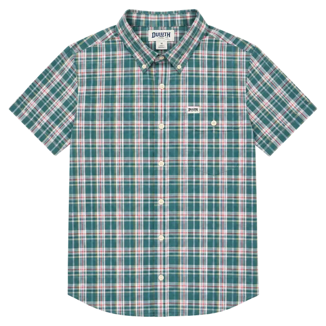 Duluth Trading Co Plaid Button Down Shirt Size 3XL Relaxed Fit