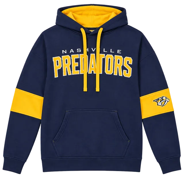 Levelwear Nashville Predators Size M/M 38/40 Hoodie Navy Blue Yellow