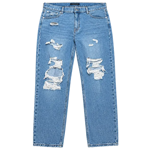 Aeropostale Distressed Relaxed Mom Jeans