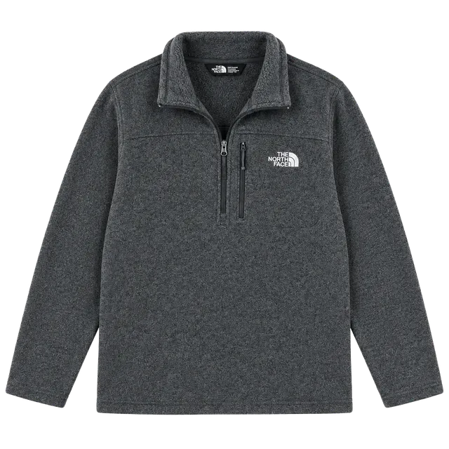 The North Face, 2XL Gordon Lyons 1/4 Zip Fleece Pullover, Fall Sweater, Grey